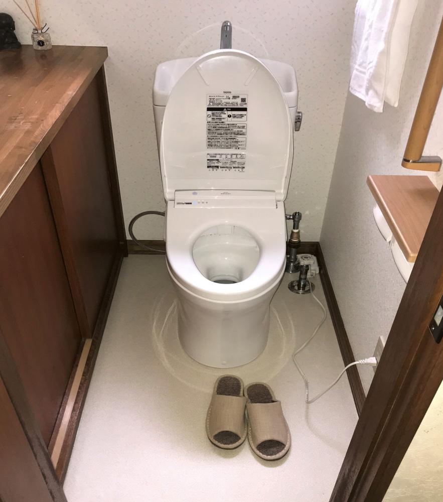 節水はもちろん、汚れにくい快適なトイレへ変身！