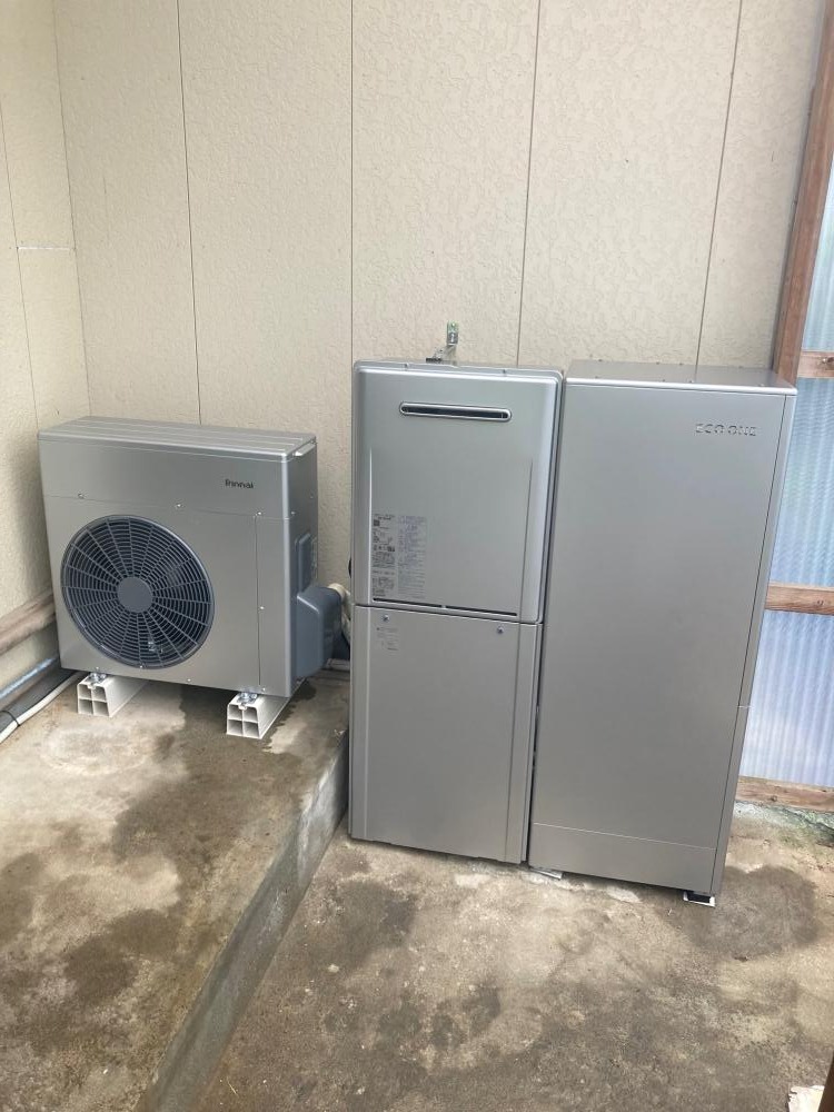 灯油ボイラーからハイブリット給湯器へ(佐賀県)