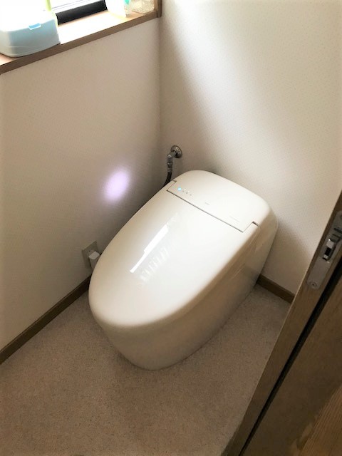 【RF施工事例更新】【二世帯住宅】TOTOの最新トイレリフォーム(佐賀県)